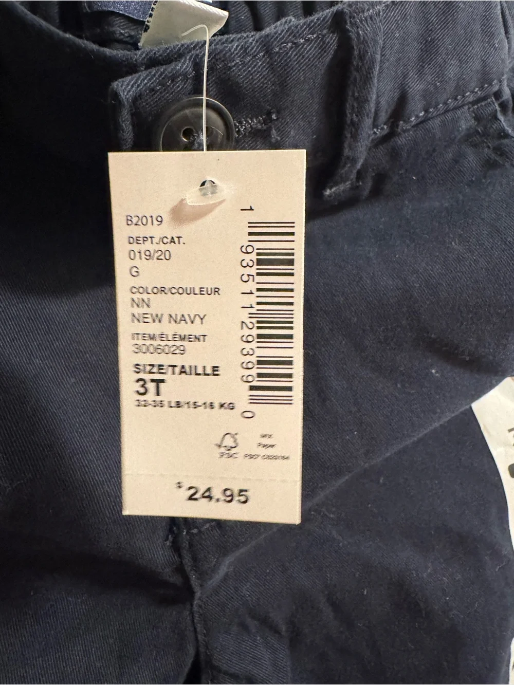 The Children's Place Navy Stretch Twill Pants